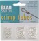 The Beadsmith Tube Crimp Beads, Gold Color, Uniform Cylindrical Shape, No Sharp Edges, Designed to Secure the Ends of Jewelry Stringing Wires and Cables